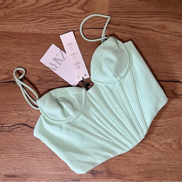 ZARA| CORSET TOP - Picture 2 of 9